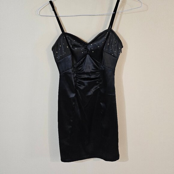 Guess Women's Sweetheart Neckline Black dress Size : 1 (XS) - Picture 1 of 5